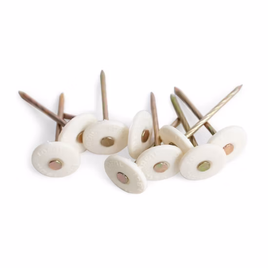 Flat Head Ring Shank Aluminium Roofing Nails with Soft Material